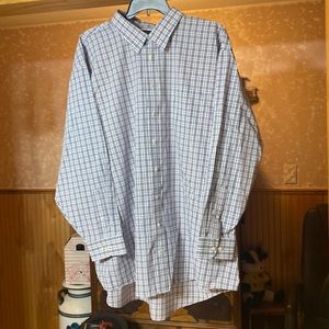 Mens Big & Tall Long Sleeve Dress Shirt